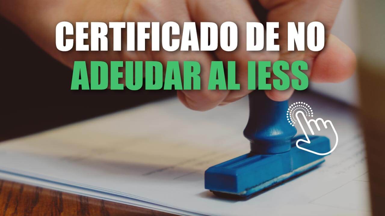 certificado de no adeudar al iess