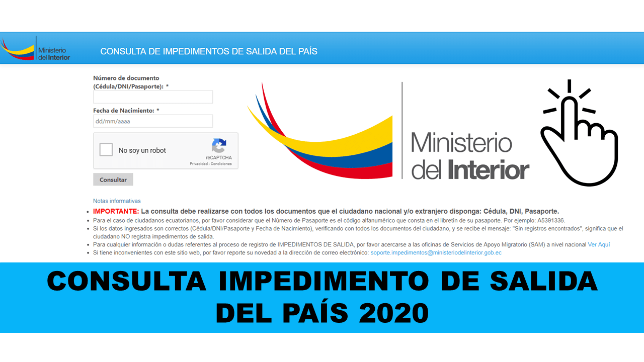 impedimento de salida